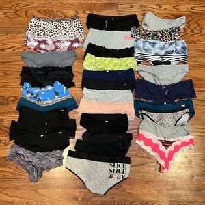 35 pairs Victoria’s Secret PINK me undies medium small